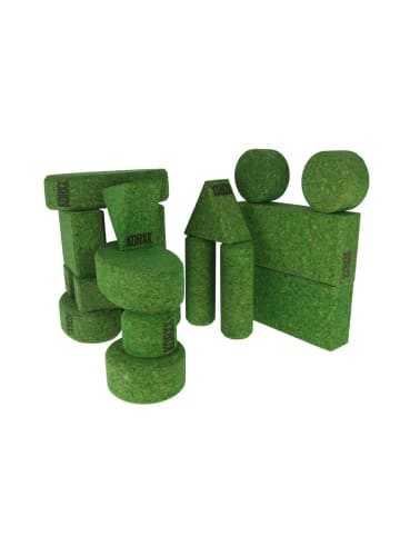 Korxx Bausteine, 18 Stk., in derselben Farbe - ab 18 Monaten