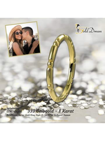 GoldDream 333 Gelbgold - 8 Karat Damen Ringe Style Fingerring  56 (17,8)