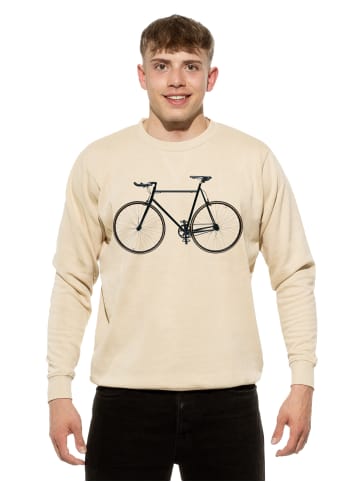 Cotton Prime® Sweatshirt Bike-Fahrrad in Beige