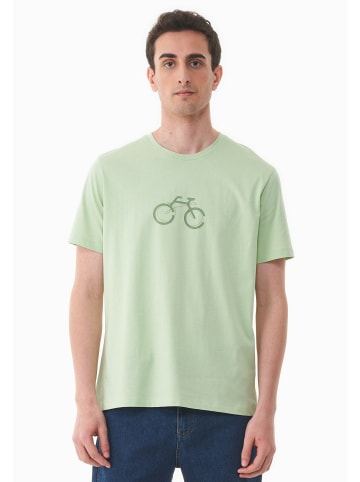 Organication T-Shirt "MOR17831" in Schaumgrün