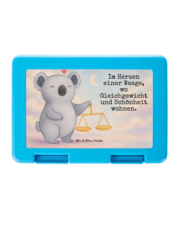 Mr. & Mrs. Panda Aufbewahrungsbox Waage Astrologie Design mit Sp... in Weiß