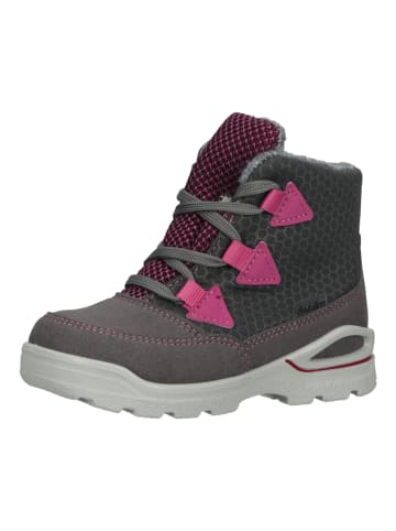 PEPINO Stiefelette in Grau/Pink