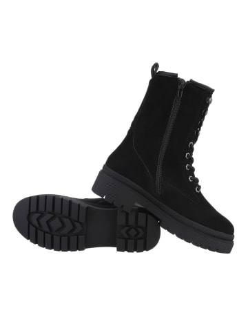 Ital-Design Stiefelette in Schwarz