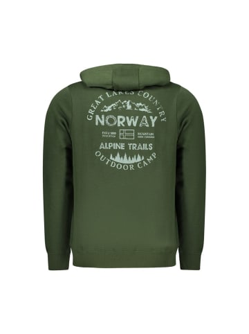 NORWAY 1963 Grün Herren Sweatshirt aus Baumwolle