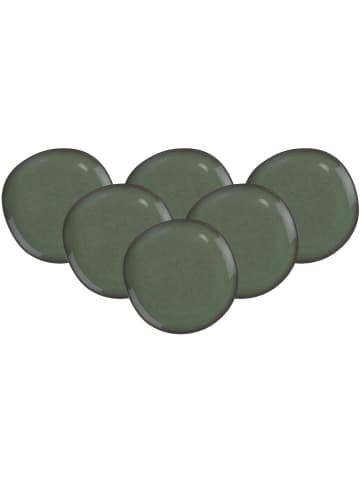 like. by Villeroy & Boch 6er Set Speiseteller Lave in ø 28 cm in Vert