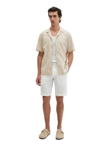 Marc O'Polo Kurzarm-Hemd regular in Medium Brown