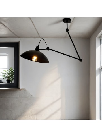 Licht-Erlebnisse Deckenlampe (B)36 x (L)50 x (H)95 cm in Schwarz
