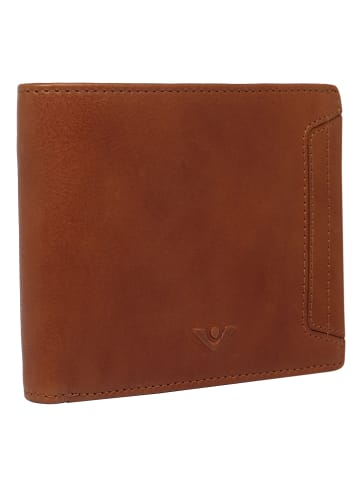 VLD VOi Leather Design Dakota Gero Geldbörse Leder 12,5 cm in cognac