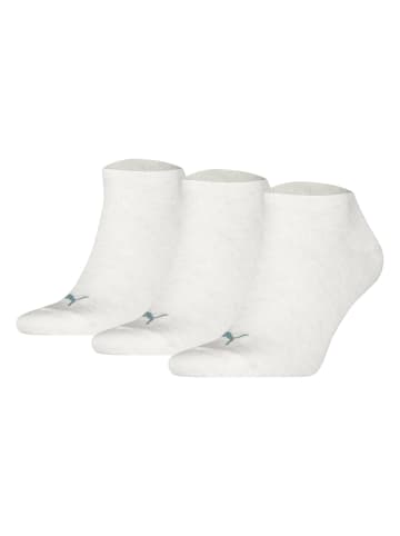 Puma Socken 3er Pack in Weiß (Oatmeal)