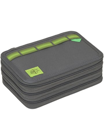 Lässig School Triple Pencil Case Unique anthracite in grau