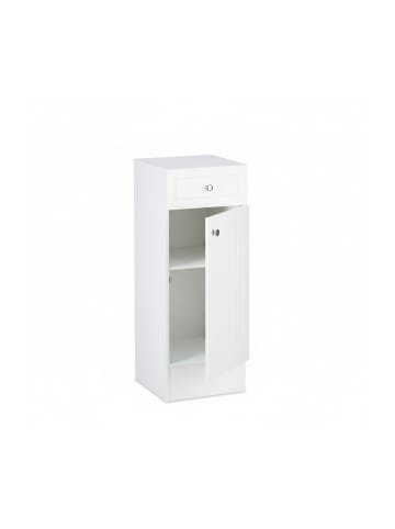relaxdays Badschrank in Weiß - (B)30,5 x (H)80 x (T)30,5 cm