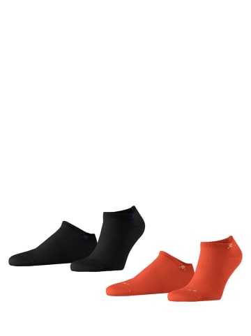 Burlington Sneaker-Socken Doppelpack in Red desert