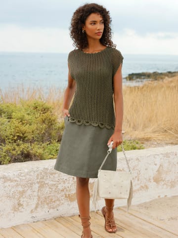 Heine Pullover in khaki