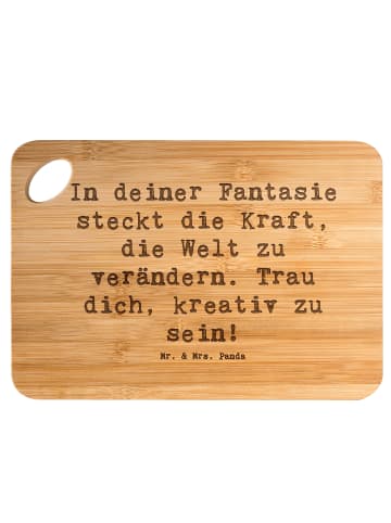 Mr. & Mrs. Panda Brett Spruch Die Freude an der Kreativität entd... in Braun