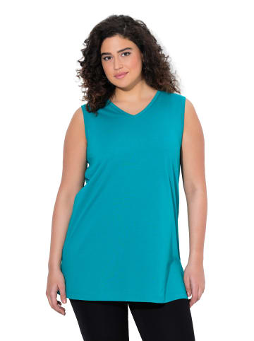 Ulla Popken Strick-Top in dunkel petrol