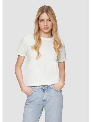 QS T-Shirt in 0200_creme