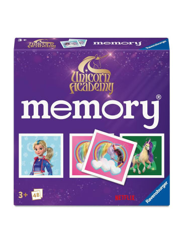 Ravensburger Mini Memory® | 48 Bildkarten | Unicorn Academy | Kinder Legespiel