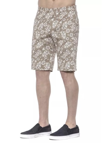 PT TORINO Beige Baumwolle Herren Bermuda Shorts