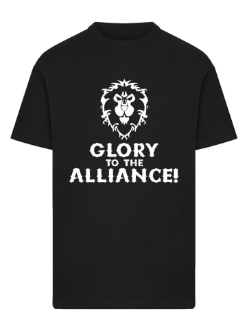 F4NT4STIC T-Shirt World Of Warcraft Alliance Glory Back in schwarz