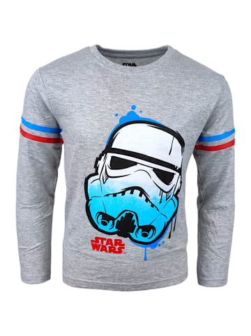 Star Wars Langarmshirt Star Wars Stormtrooper in Grau