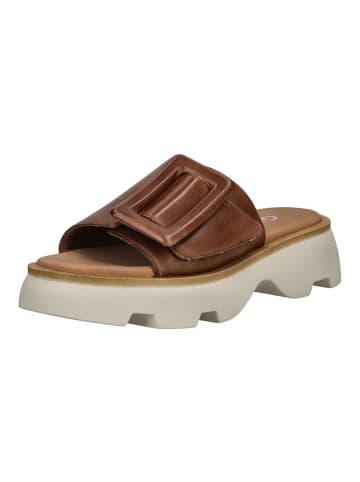 Pantoletten Camel