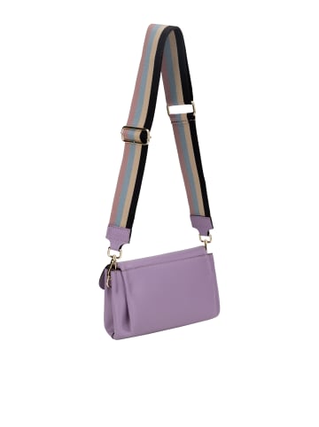 FELIPA Crossbody Bag Aus Leder in Dunkler Lavendel