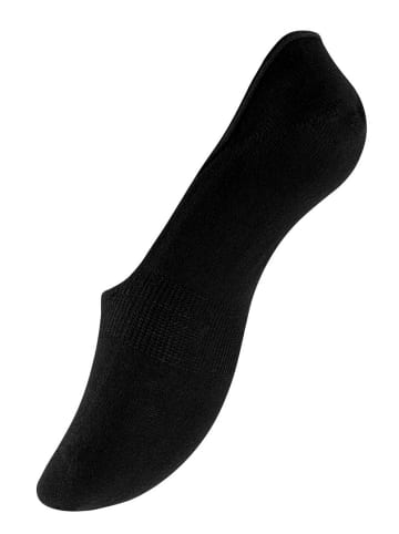 Vincent Creation® Füßlinge 4 Paar "Invisibles Socks" in schwarz