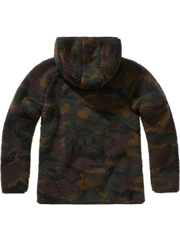 Brandit Fleecejacke/Fleecepullover "Women Teddyfleece Jacket Hooded" in Camouflage