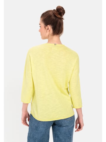 Camel Active Leichter Strickpullover im Oversized Fit in Limoncello