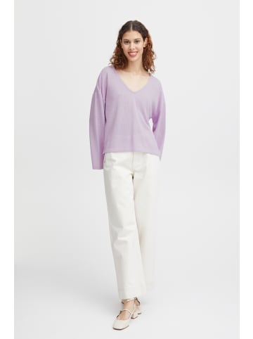 b. young BYSIF V NECK PULLOVER 2 - JERSEY Loose fit in Orchid Bloom
