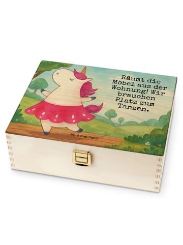 Mr. & Mrs. Panda Teedose Einhorn Ballerina Design mit Spruch in Weiß