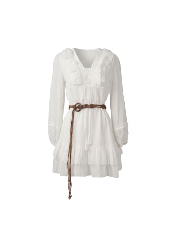VIRITA Women Dress in WHITE