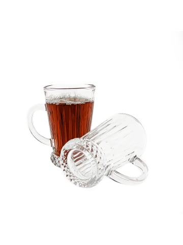 Almina 6 Tlg Teegläser 210 ml Transparent in Transparent