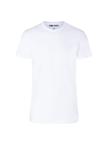 CAMP DAVID  T-Shirt 2er Pack in Weiß
