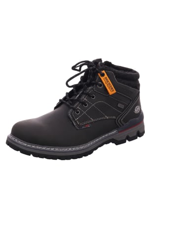 Dockers by Gerli Herrenstiefel elegant warm glatte-oder Ledersohle  in schwarz