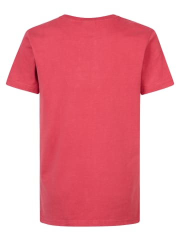 Petrol Industries T-Shirt mit Aufdruck Sunseeker in Rot