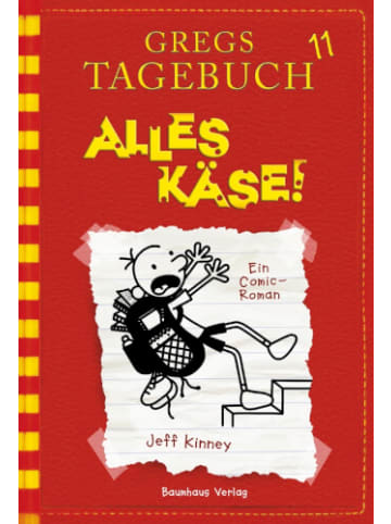 Baumhaus Verlag Buch Gregs Tagebuch Band 11 - Alles Käse, 218 Seiten, 10-99 Jahre