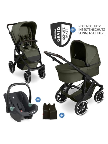 ABC-Design 3in1 Kinderwagen-Set Salsa 5 Air in green