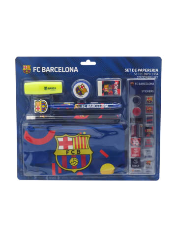 FC Barcelona Schreibset mit Federmäppchen, Stift, Bleistift