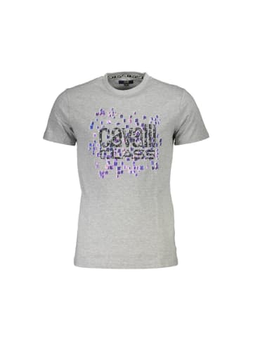 cavalli CLASS Braunes Baumwoll-T-Shirt