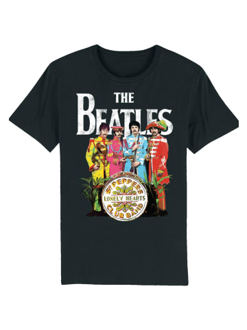 F4NT4STIC Iconic Unisex T-Shirt The Beatles Sgt Pepper in schwarz