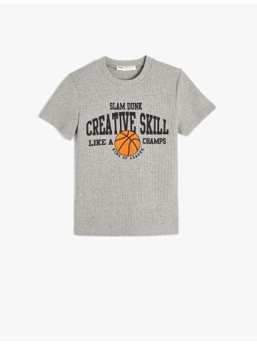 KOTON T-shirt in Grau