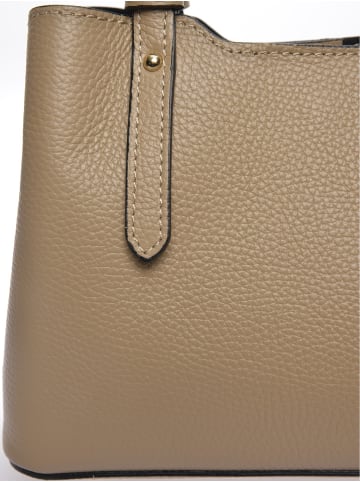 Carla Ferreri Henkeltasche in Taupe