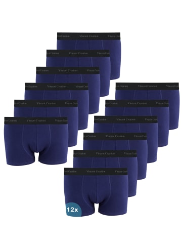 Vincent Creation® Boxershorts 12 Stück Retroshorts in marineblau