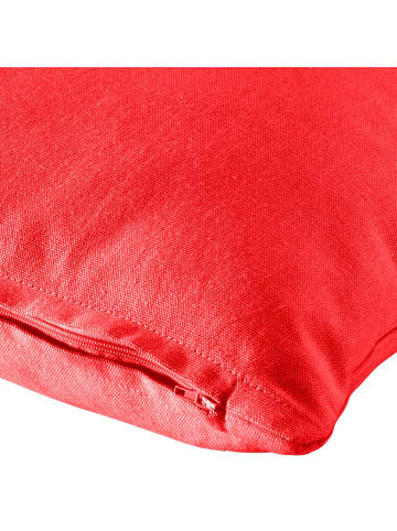 REDBEST Baumwolle Kissenhülle Tulsa in rot