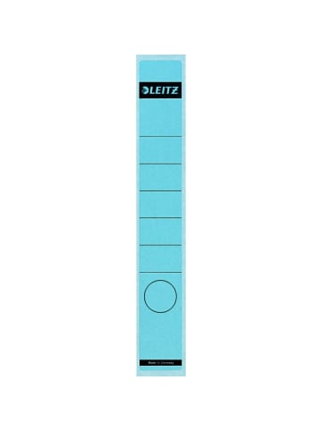 Leitz Ordnerrückenschilder 39x285mm blau Packung mit 10 Stück