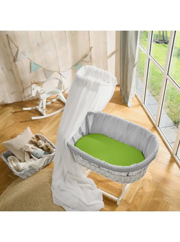 Erwin Müller Frottee Baby-Spannbettlaken Erding in apfelgrün