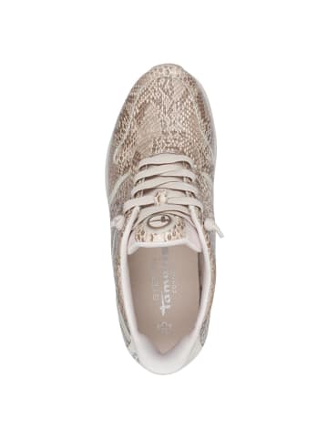 Tamaris WIDE FIT Sneaker in BEIGE SNAKE