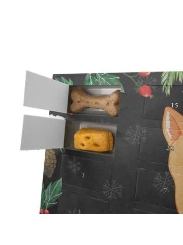 Mr. & Mrs. Panda Hunde Adventskalender Corgi Po mit Spruch in Kreidetafel