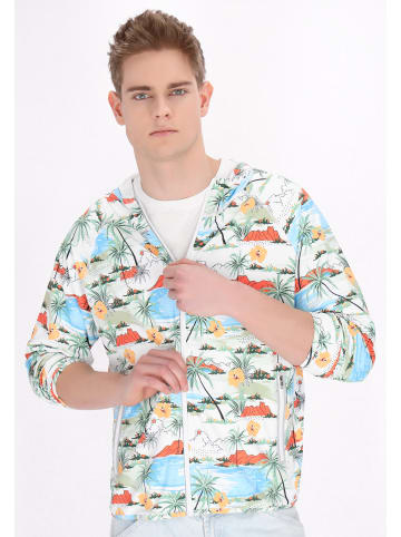 MO Men Jacket in Offwhite Multicolor
